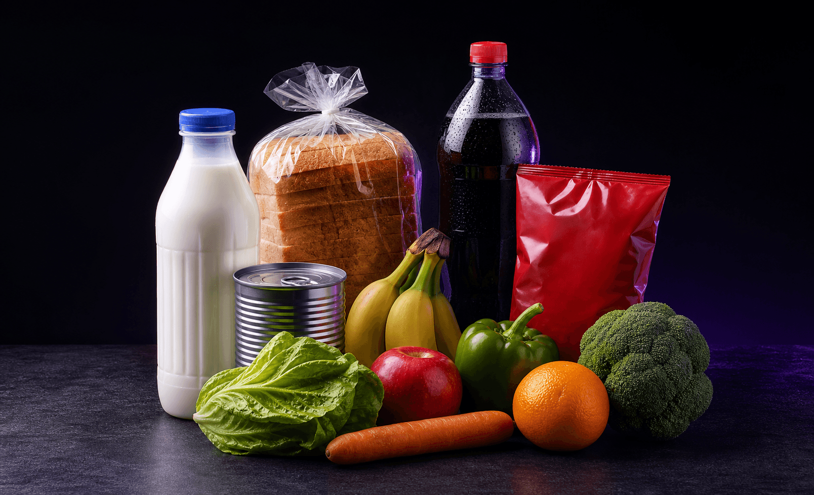 Grocery basket items